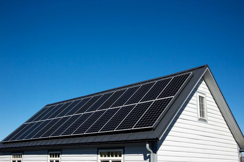 New Residential Solar Panel System